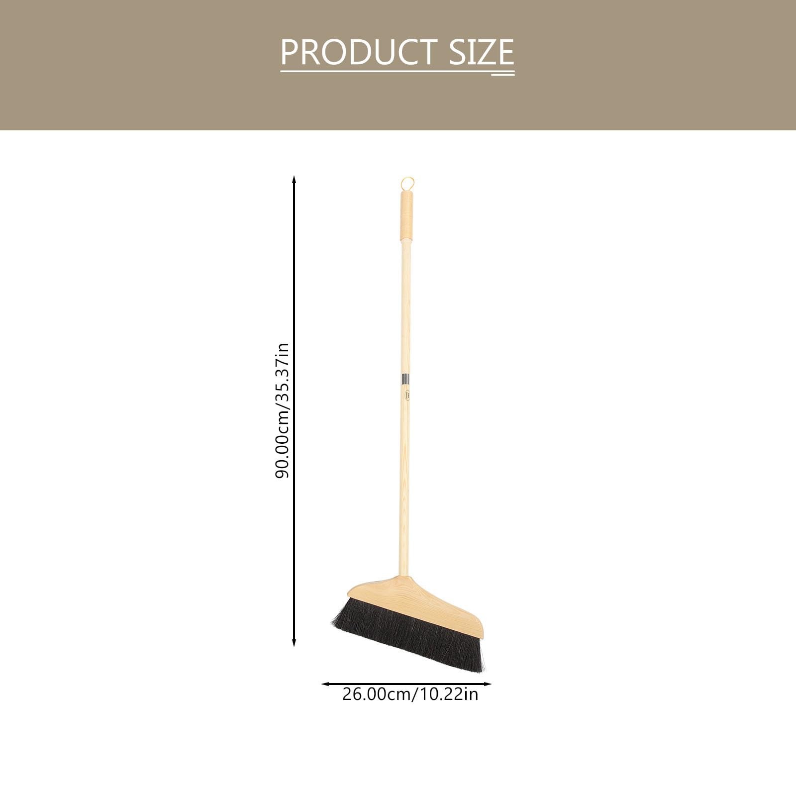 Horsehair Broom, Horsehair Broom or Wood Floors Indoor Broom Soft Bristle