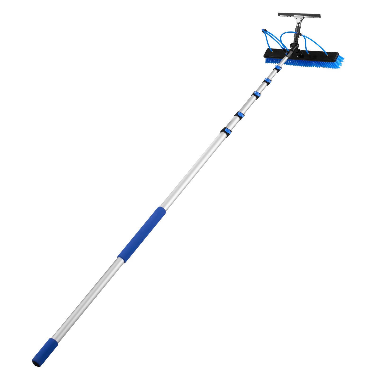 Uimoso Solar Panel Cleaning Kit with 33 ft Water Fed Pole, Brush, and Squeegee