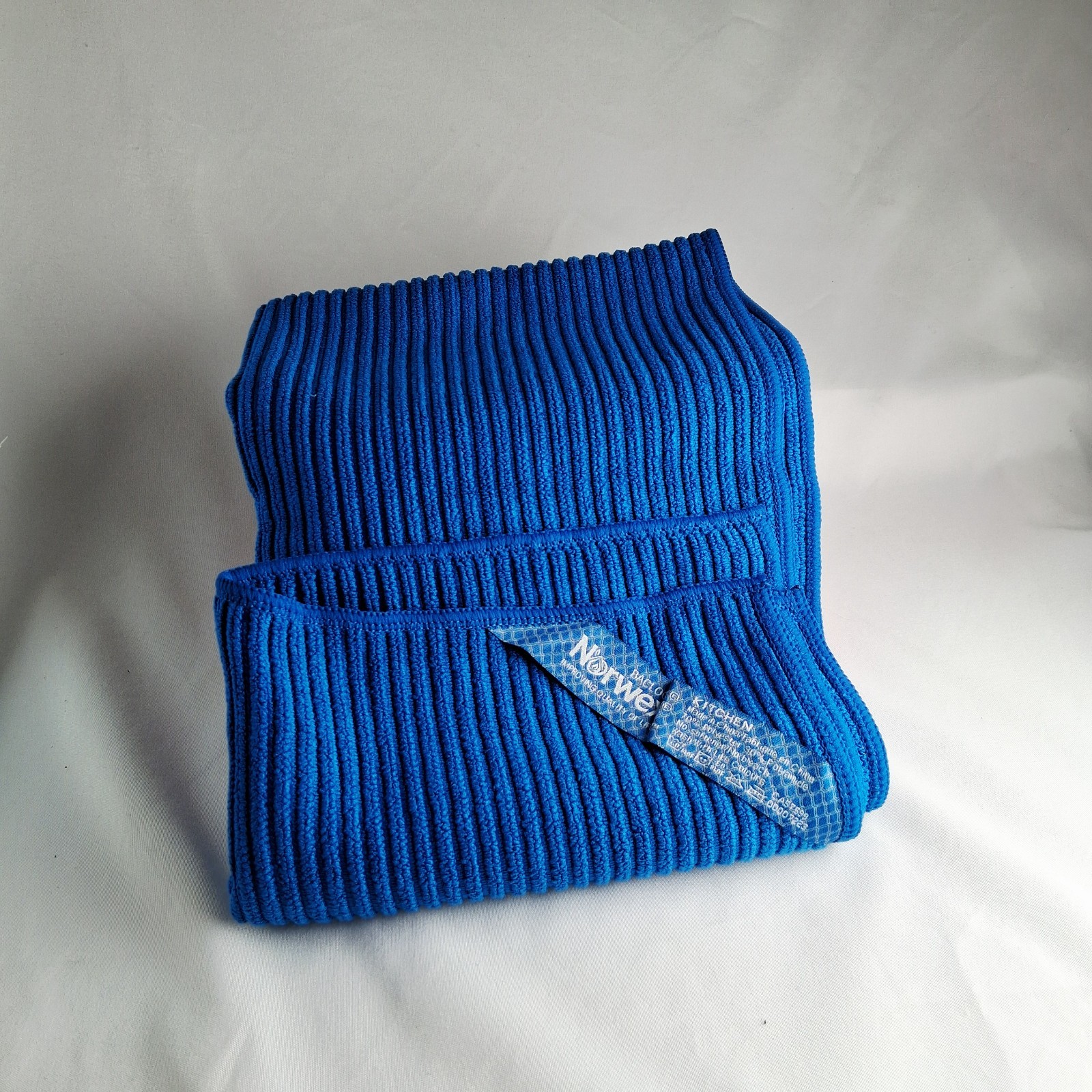NEW Norwex Kitchen Towel | Channel Textured Microfiber | Navy Blue
