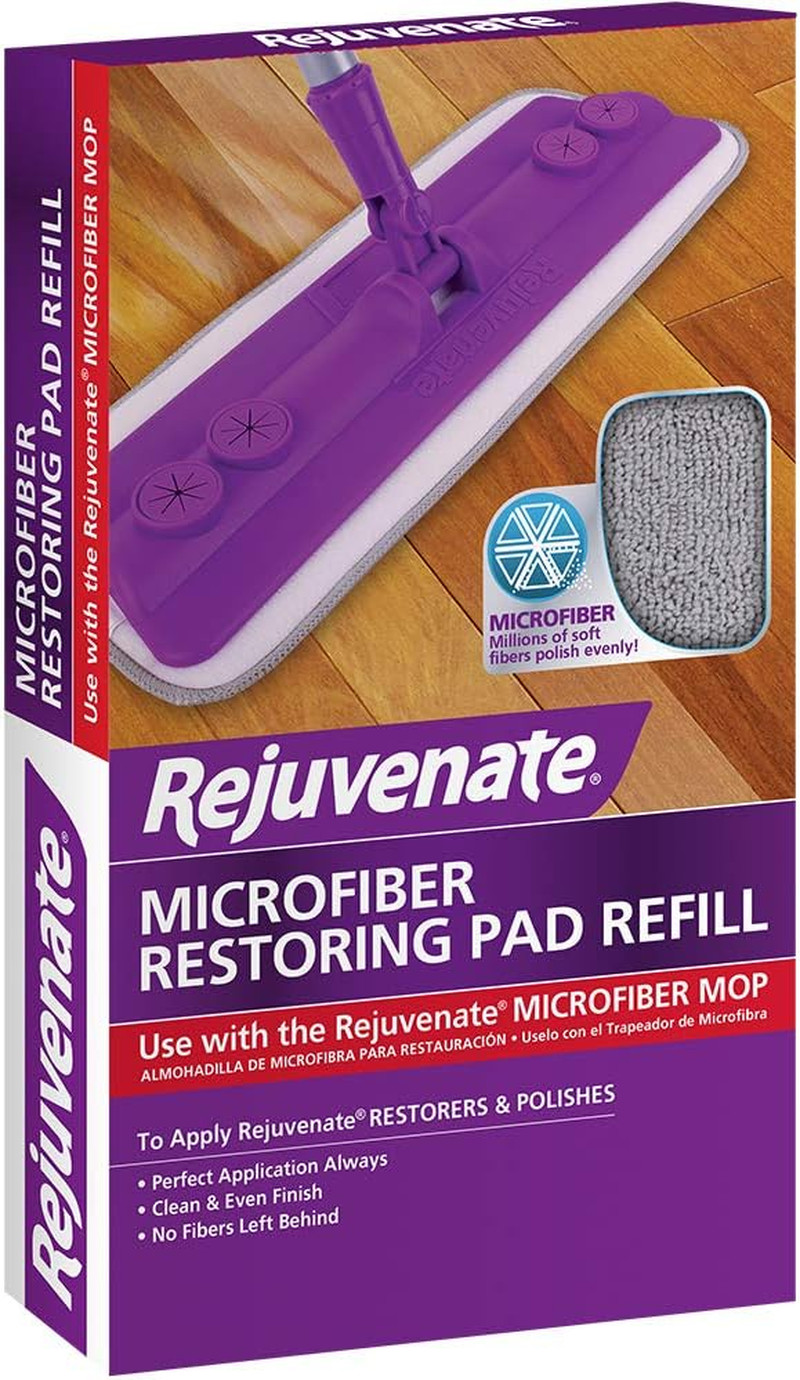 Microfiber Restorer Pad, 1 Count, Lint-Free Reusable Pad Works with All Floor R