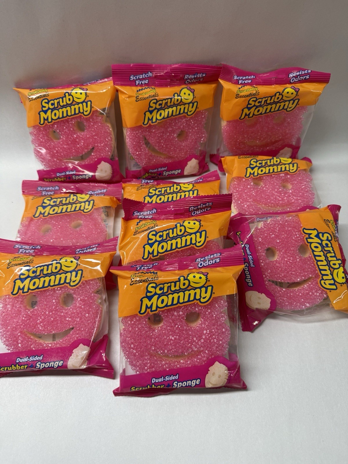 Scrub Daddy Scrub Mommy Dual-Sided Scrubber And Sponge Set Of 10