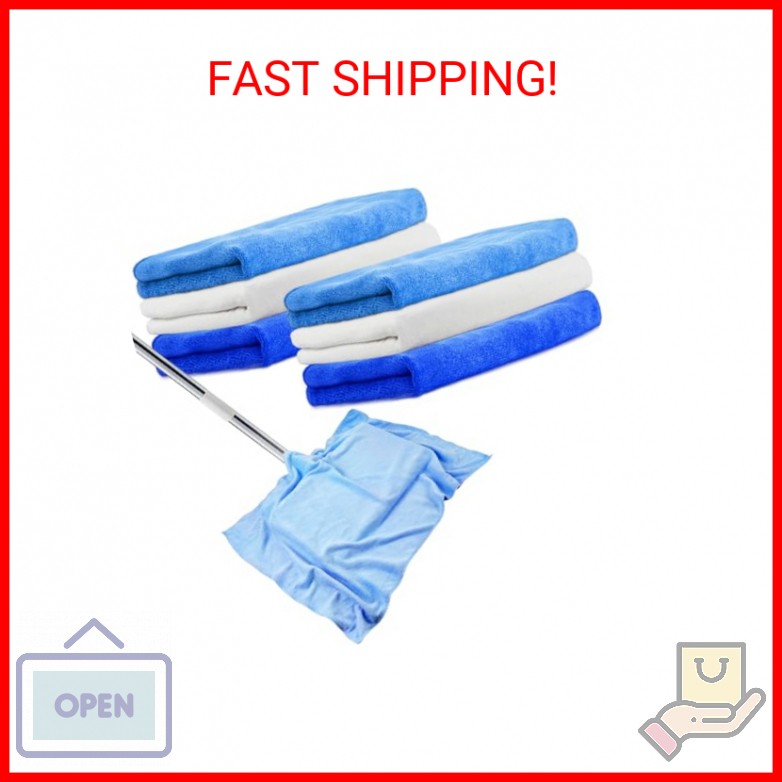 CODOHI 6 Pcs Extra Large Microfiber Cleaning Cloth, 20″ x 30″ Washable Reusable