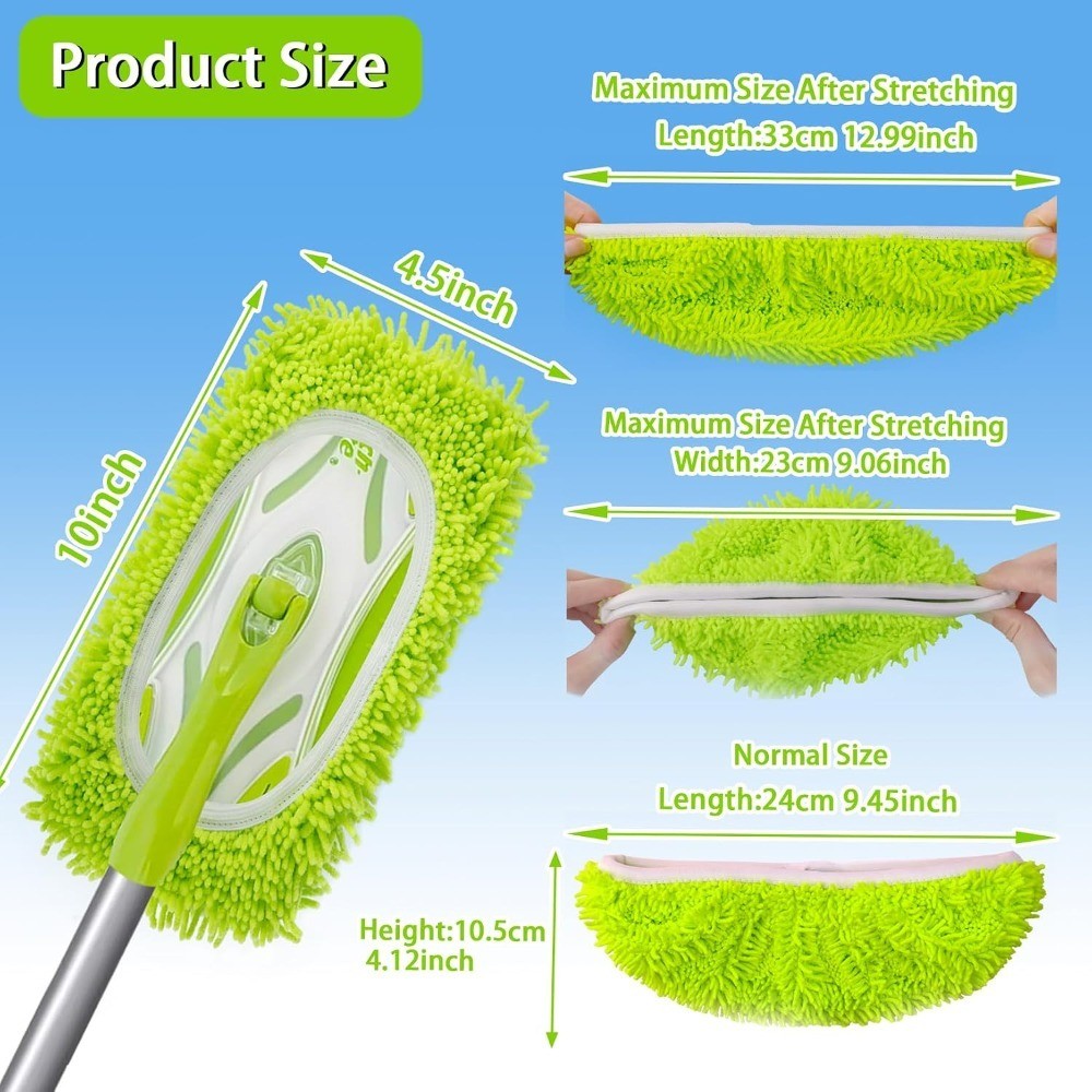 Reusable Dry Sweeping Cloths Microfiber Wet Mop Pads Compatible with Swiffer