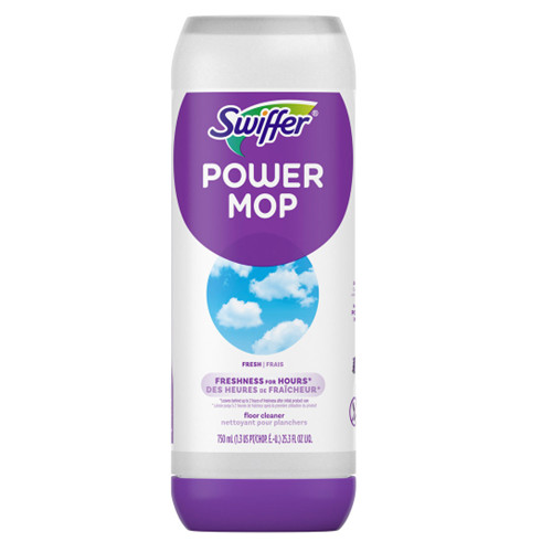 bottles Swiffer Fresh Power Mop Refill Laminate Wood Floor Cleaner (Case of 2)