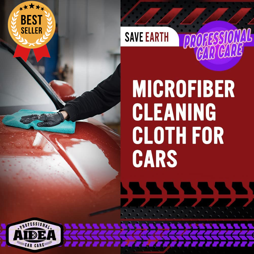 Microfiber Cleaning Cloth, 50PK, Microfiber Towels for Cars, Premium Wash Cloths