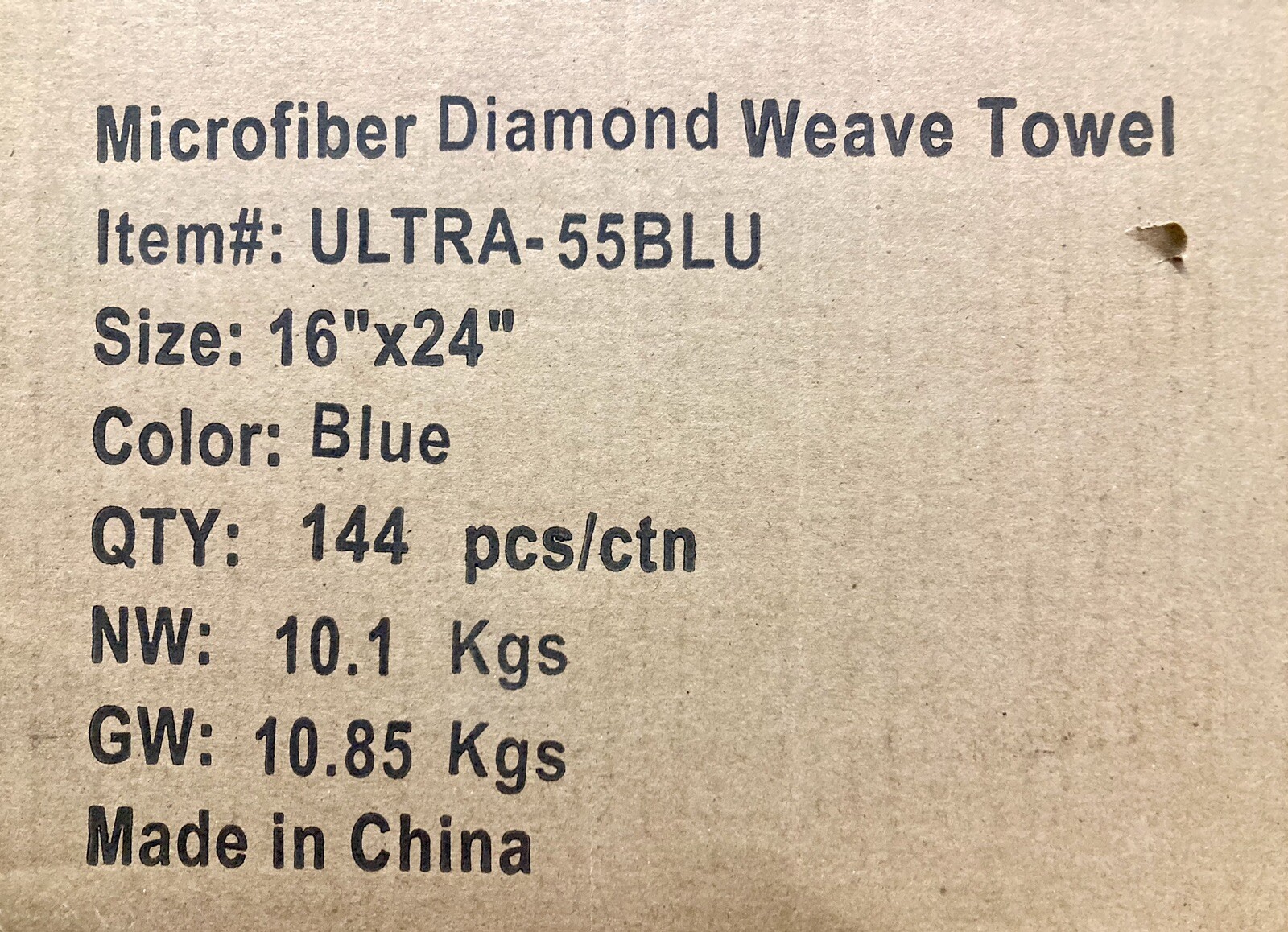 Towels By Doctor Joe ULTRA-55BLU 16×24 Micro Detailing Glass Towel BLUE 12 PACK