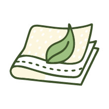 Organic Cotton Tea Towels for Baking Sourdough Bread, Rolls and Cakes – 100%