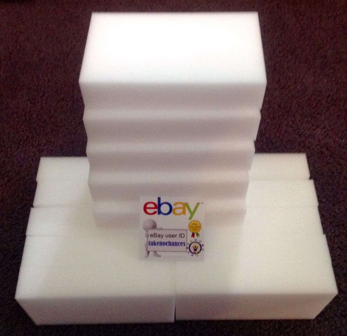 15 PREMIUM Grade Melamine Sponge Eraser BULK PACK 3/4″ Works Like Magic!