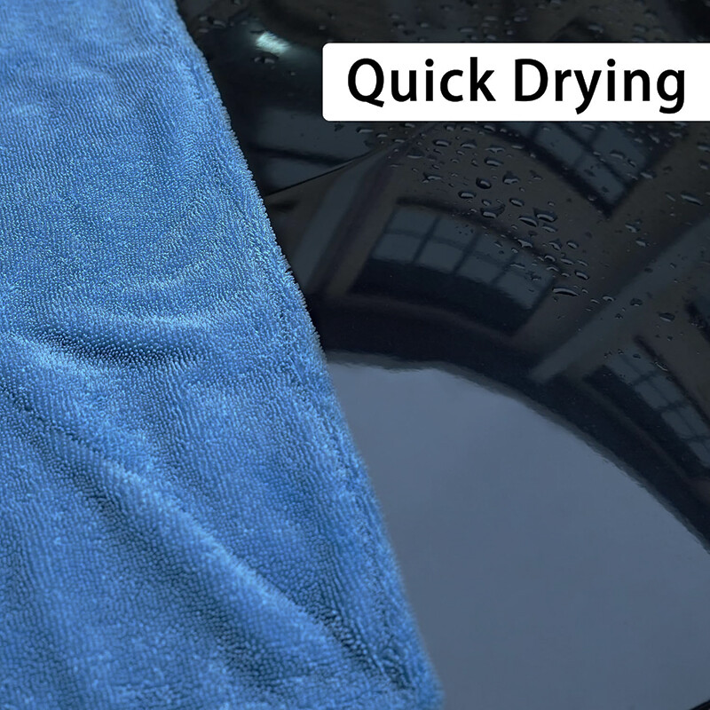 36 Pcs/Case Car Wash Microfiber Drying Towel Twisted Loop 16“ x 24″ 1200 GSM