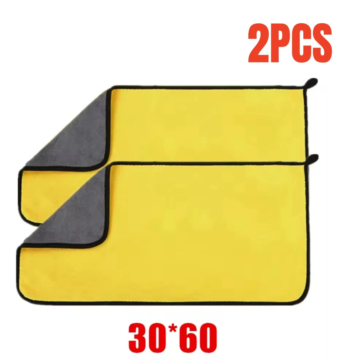 1/2/5PCS Car Wash Towels Cleaning Cloth Absorbent Dry Cloth General Purpose Micr