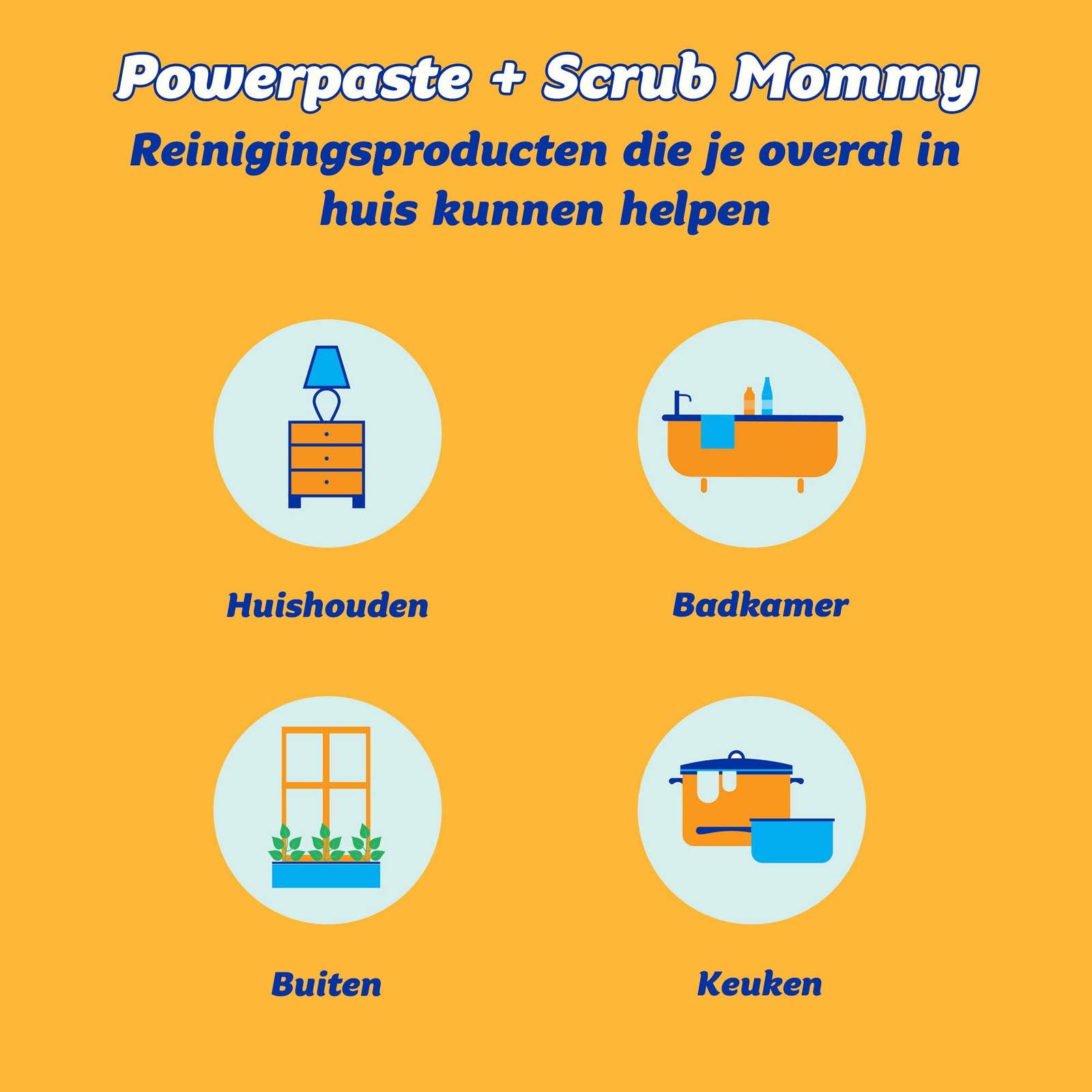 PowerPaste Cleaning Compound with Scrub Mommy Odor Resistant Sponge 1 Count