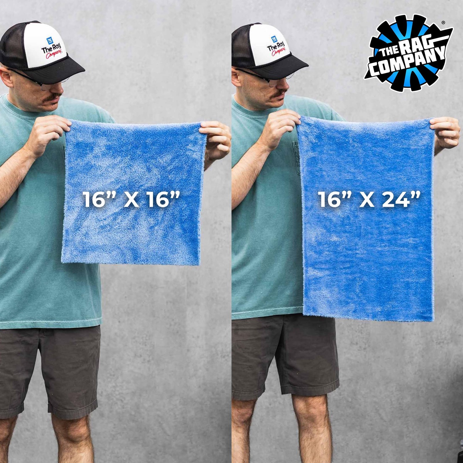 The Rag Company – Eagle Edgeless 500 4-Pack Professional Korean 70/30 Blend