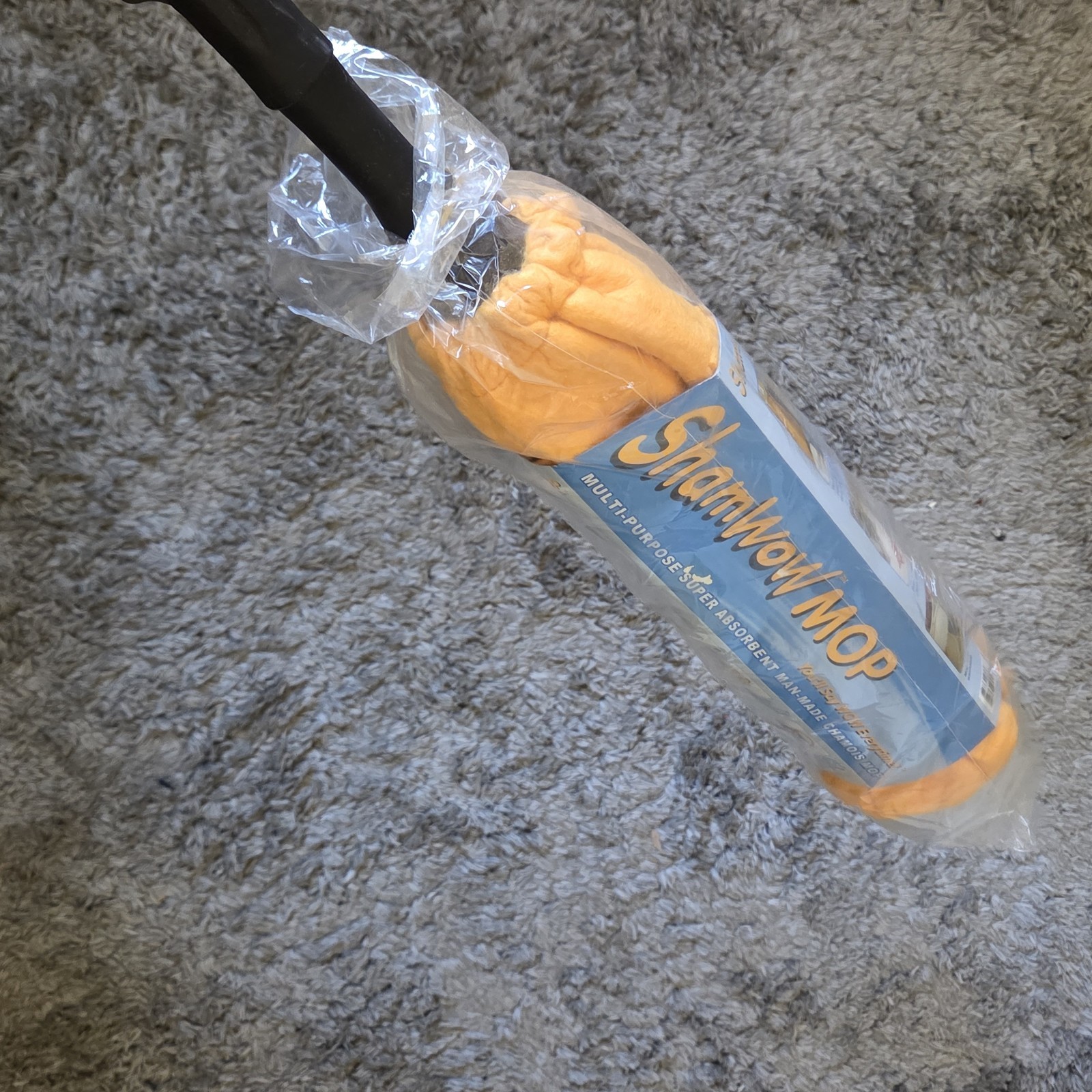 Mop ORIGINAL ShamWow! AS SEEN ON TV Industrial Mop HTF W/ Extra Rinse Clean Head