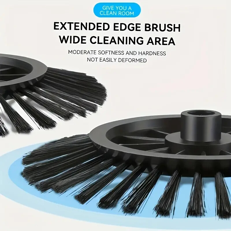 2x Wet/Dry Vacuum Cleaner Broom 180° Rotating Sweeping Mop Household Cleaning