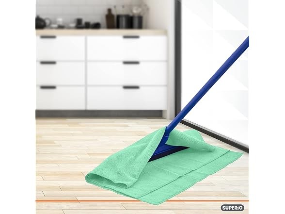 Superio Microfiber Squeegee XL Mopping Towels Multicolor 20×30 inches