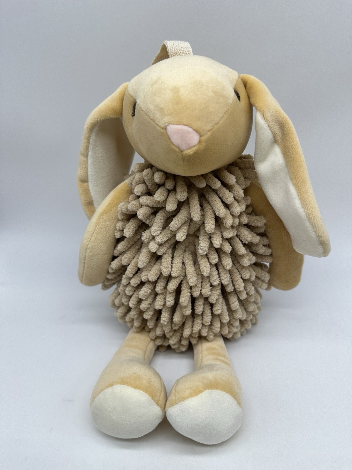 Brown Bunny Rabbit Microfiber Chenille Hand Duster or Kids Animal Plush Toy