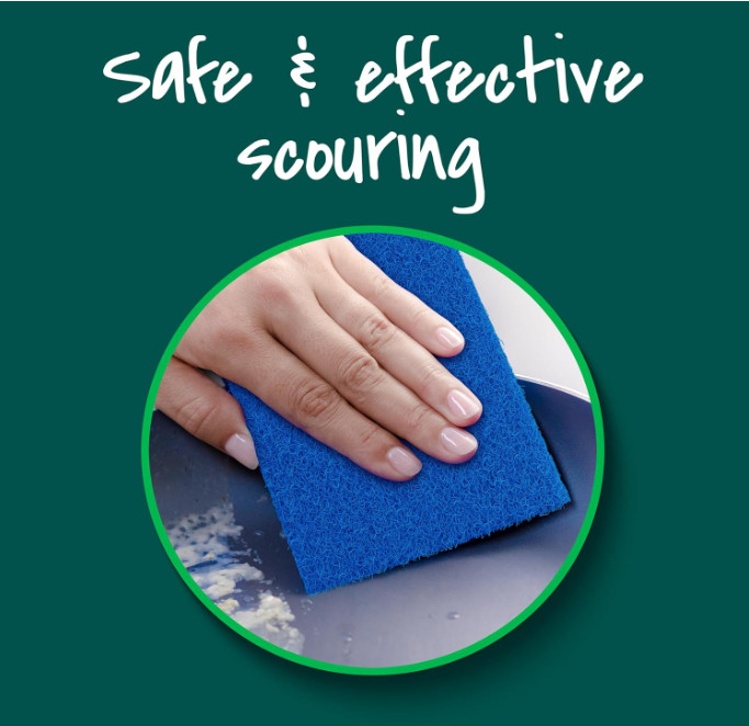 Scotch-Brite Non-Scratch Scour Pads, Scouring Pads for Kitchen and Dish Cleaning