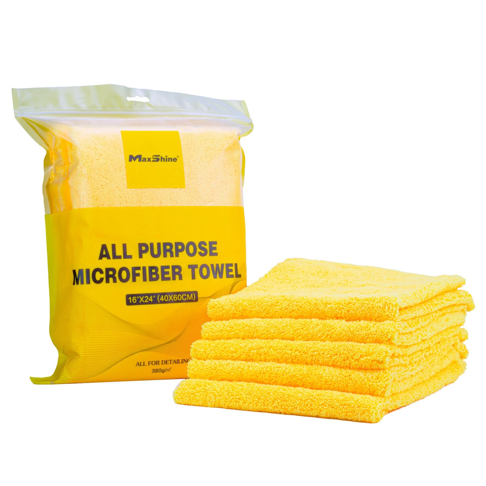 Maxshine 16″ x 24″ Universal 5-Piece Professional Edgeless x 24″, Yellow