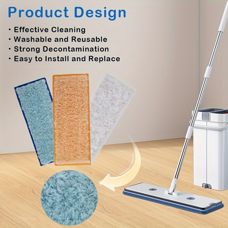 Mop pads compatible with irobot Braava Jet 240 241 robot mops, 3 + 3 + 3