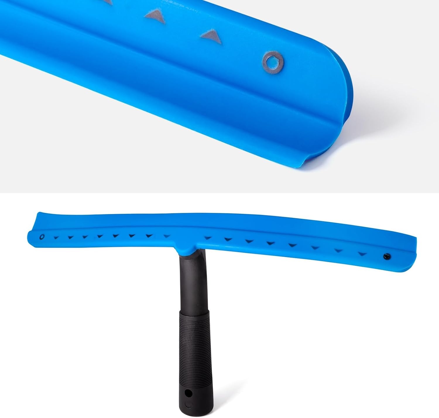 15 inch Blue Windshield Squeegees, All-Purpose Streak-Silicone Squeegee for