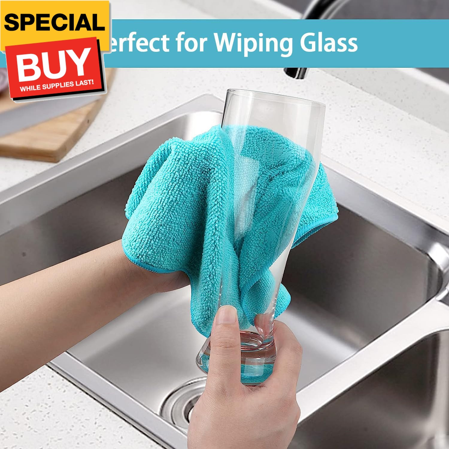 Microfiber Cleaning Cloth,12 Pack Cleaning Rag,Cleaning Towels with 4 Color Asso