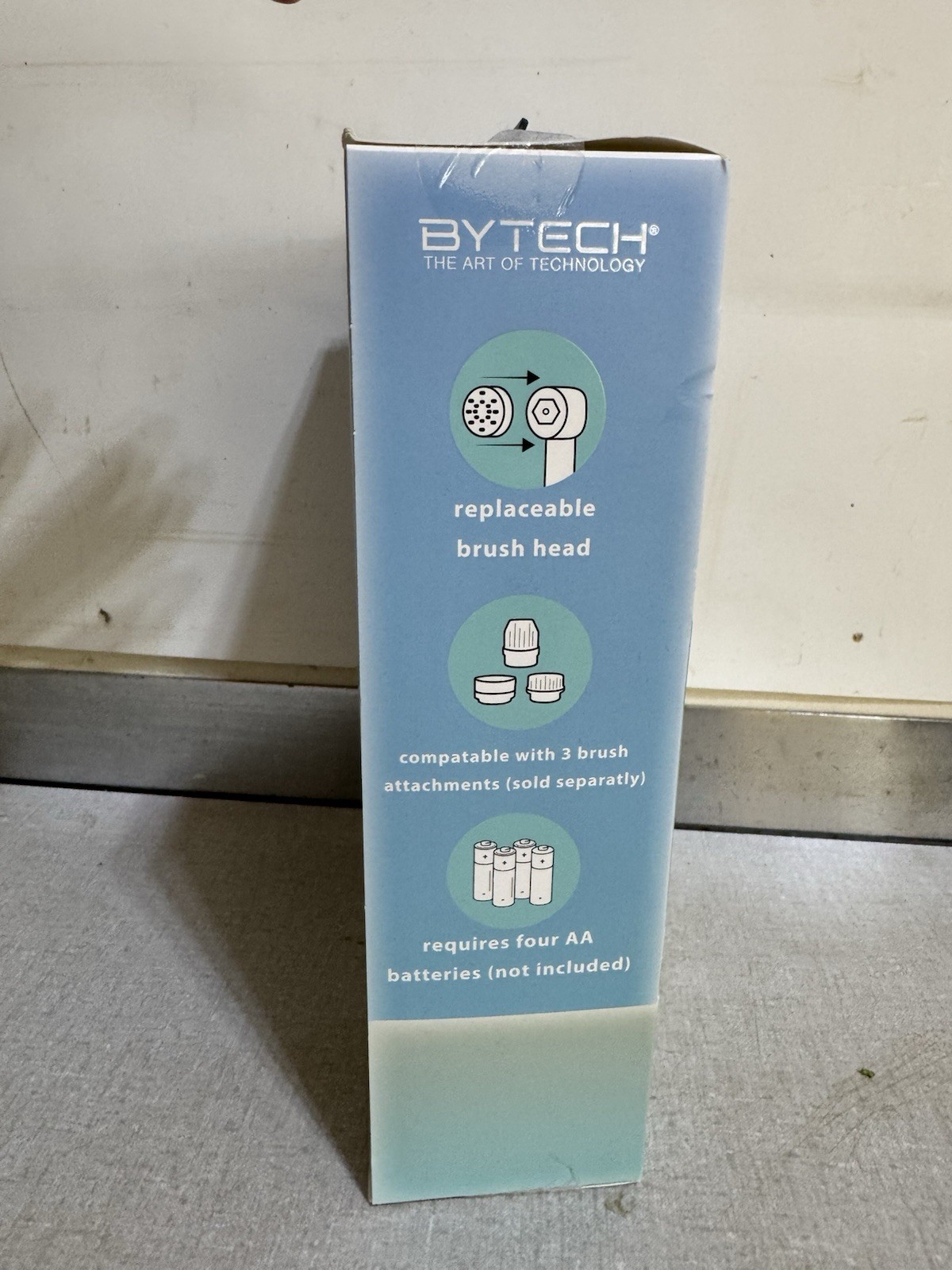 BYTECH Power Scrubber Handheld Cleaning Brush Bathroom Tile Floor New