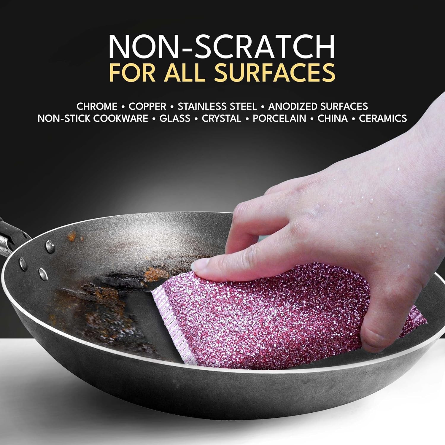 Durable Cleaning Scrubbers for Kitchen 30 Pcs