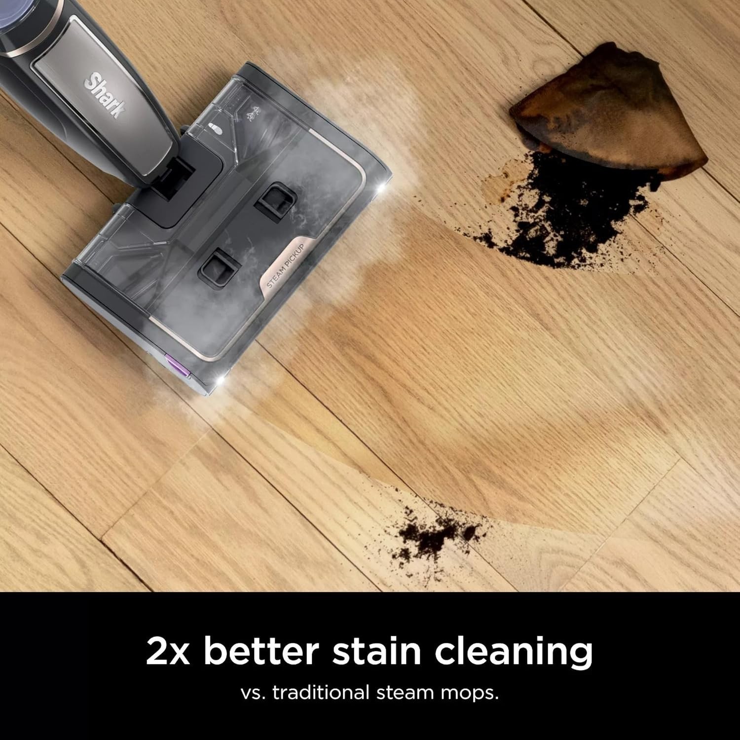 Shark SD201 Steam Pickup 3-in-1 Steam Mop Picks Up Debris Deep Scrubs Cleaner