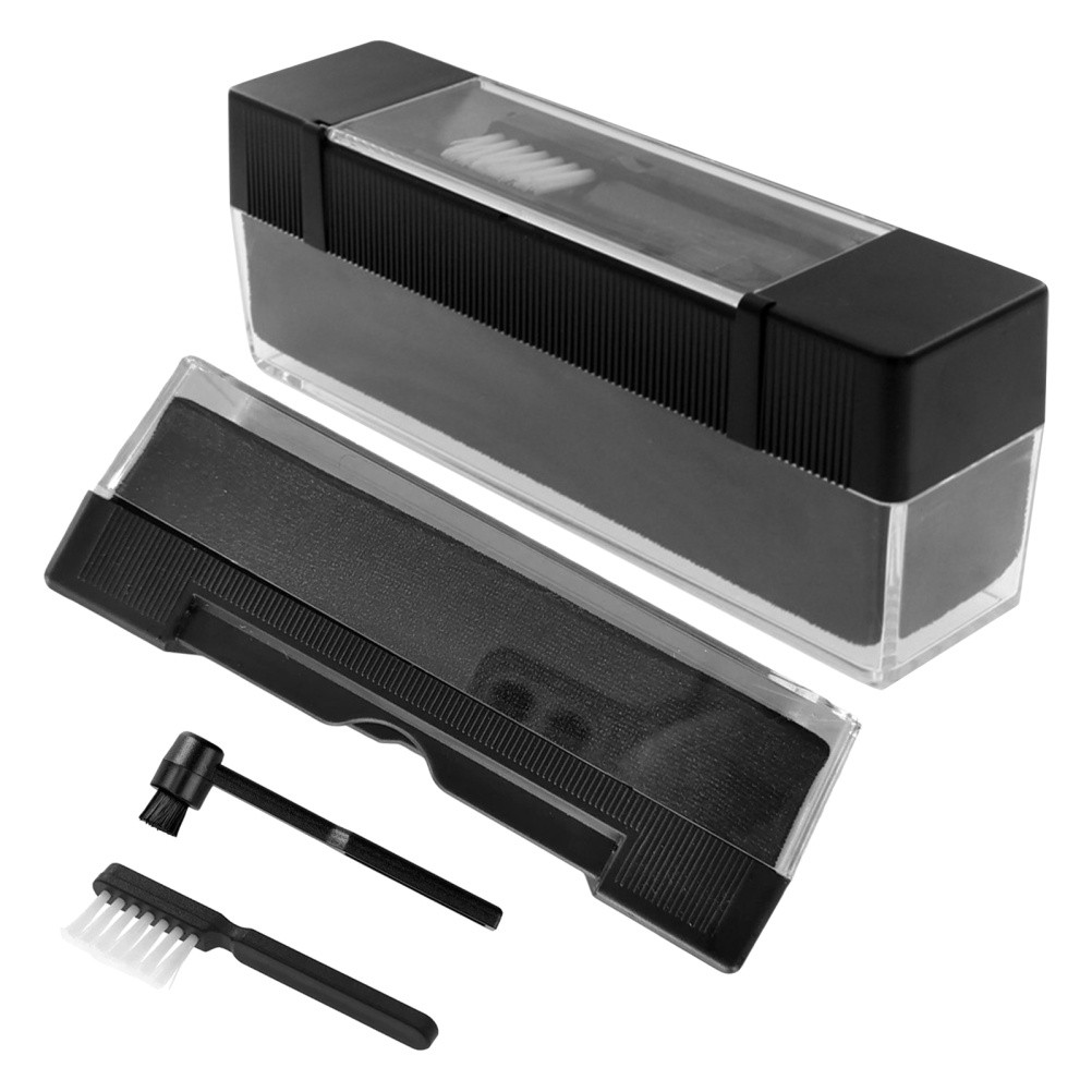 2 Sets Vinyl Record Player Cleaning Kit Anti-static Brush Turntable Care Tools