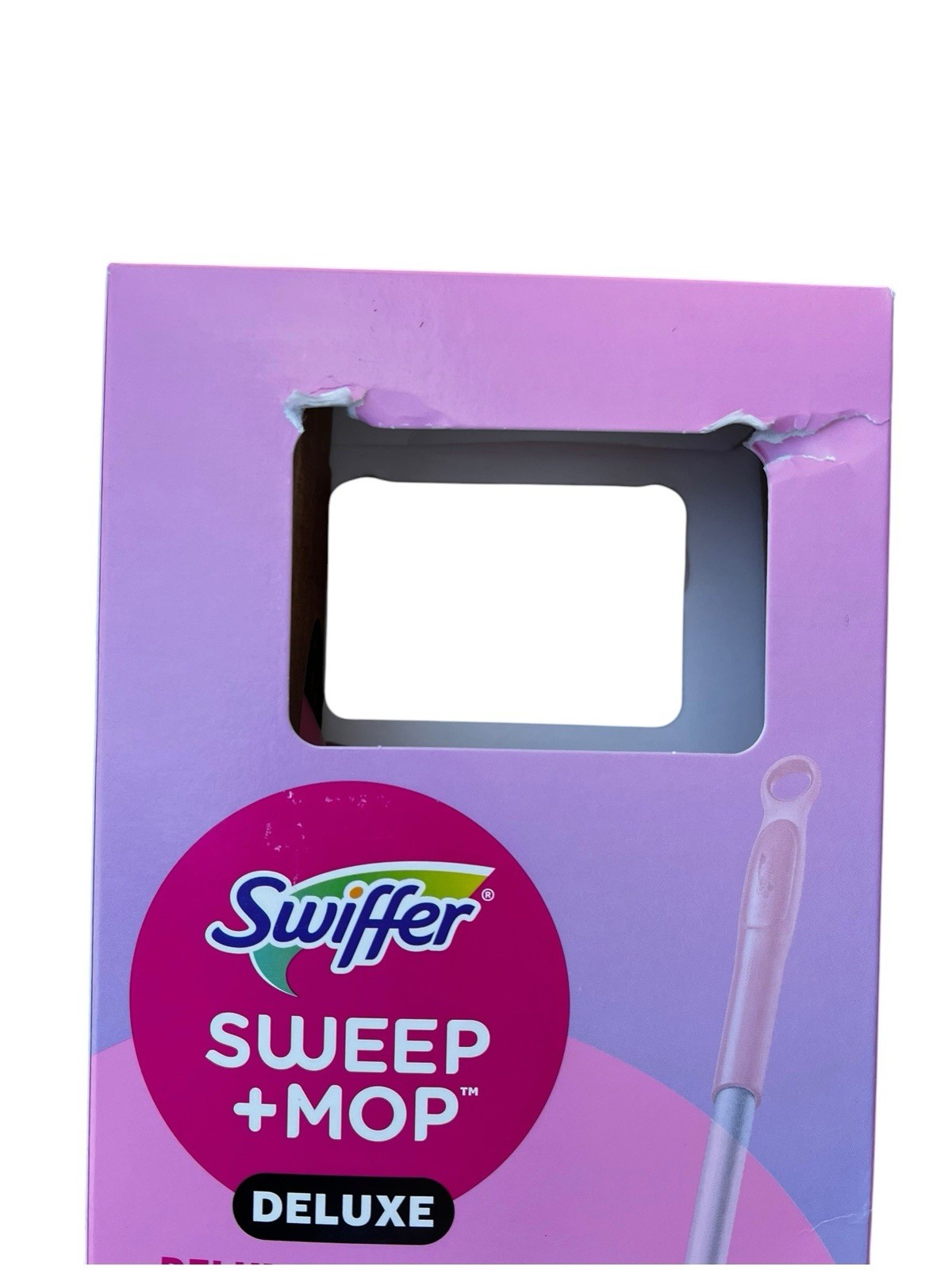 Swifter Wicked PINK Sweep & Mop Deluxe 2-in1 Kit Limited Edition HTF