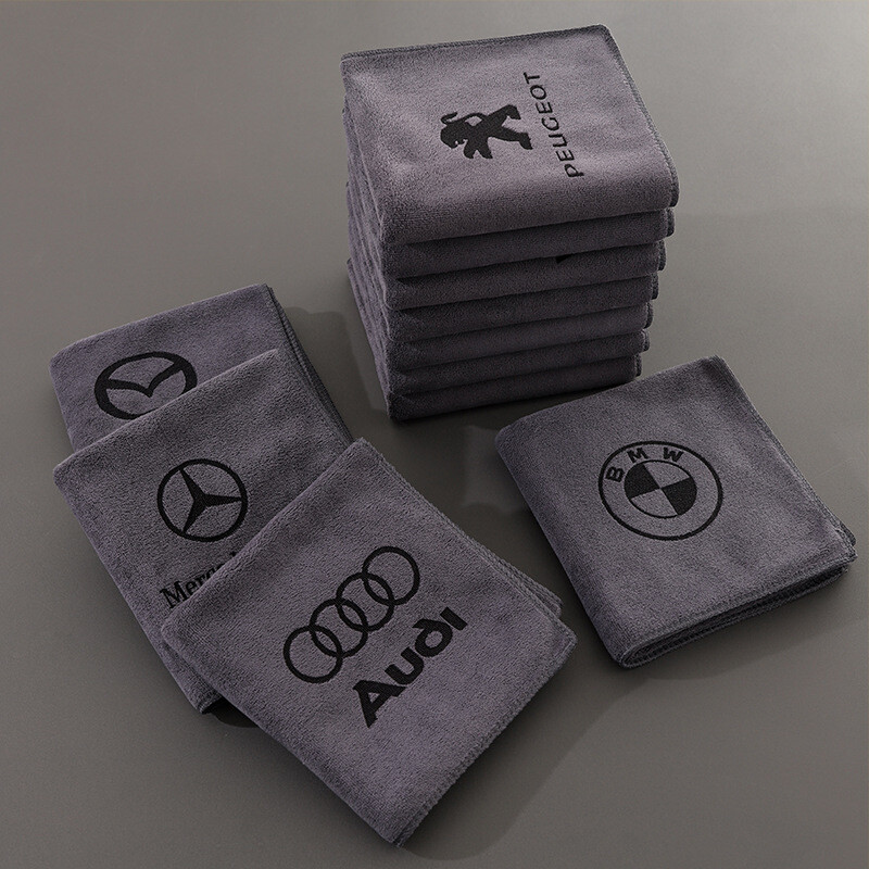 1Pcs Car Cleaning Towel – Thick Absorbent for Interior Glass Wholesale Option