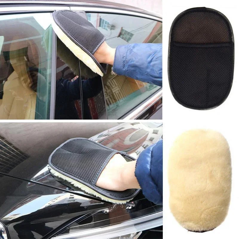 1/10Pcs Car Cleaning Sponge Glove Car Polishing Washing Mitt Gloves