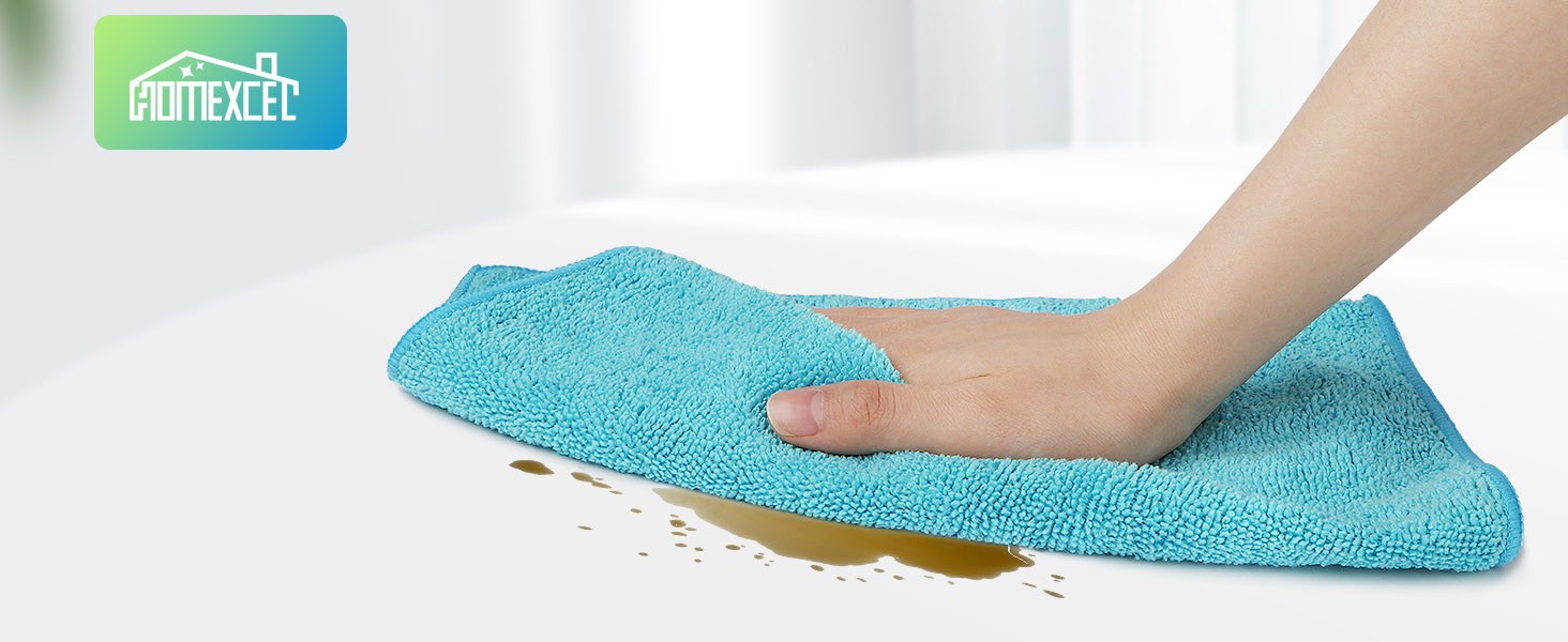 Microfiber Cleaning Cloth 210GSM,Size:, Ultra-Soft, High-Density Non-Abrasive