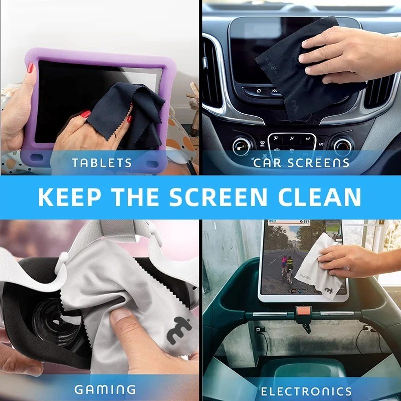 MagiicFiber Microfiber Cleaning Cloths, High Density Non-Streaking Wipes, Soft a