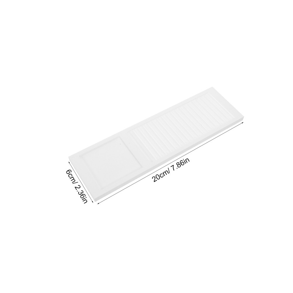 Pair of White Plastic Mini Shutters for Dollhouse Windows 1 12 Scale Durable
