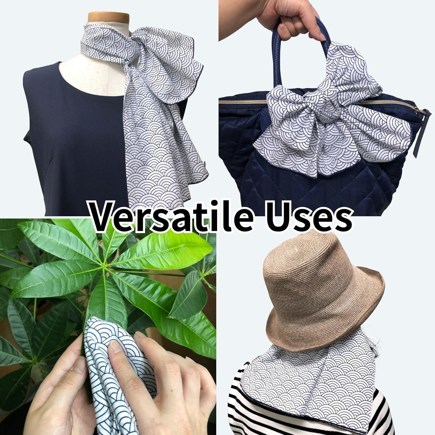 Tenugui Traditional Towel Made in Japan Fray Prevention 100% Cotton Eco Friendly