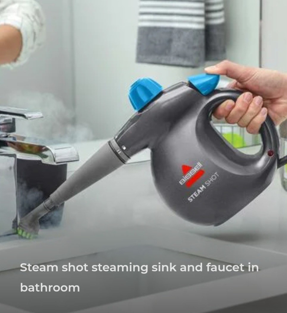 BISSELL Steam Shot Handheld Steam Cleaner & Sanitizer Kit New 4155D