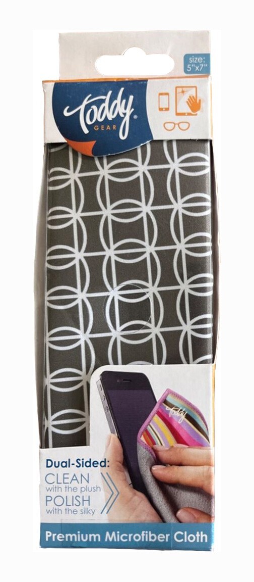 Toddy Gear Cloth Premium Microfiber Smart iPad & Touch Screen Cleaning 5″x7″ Lot