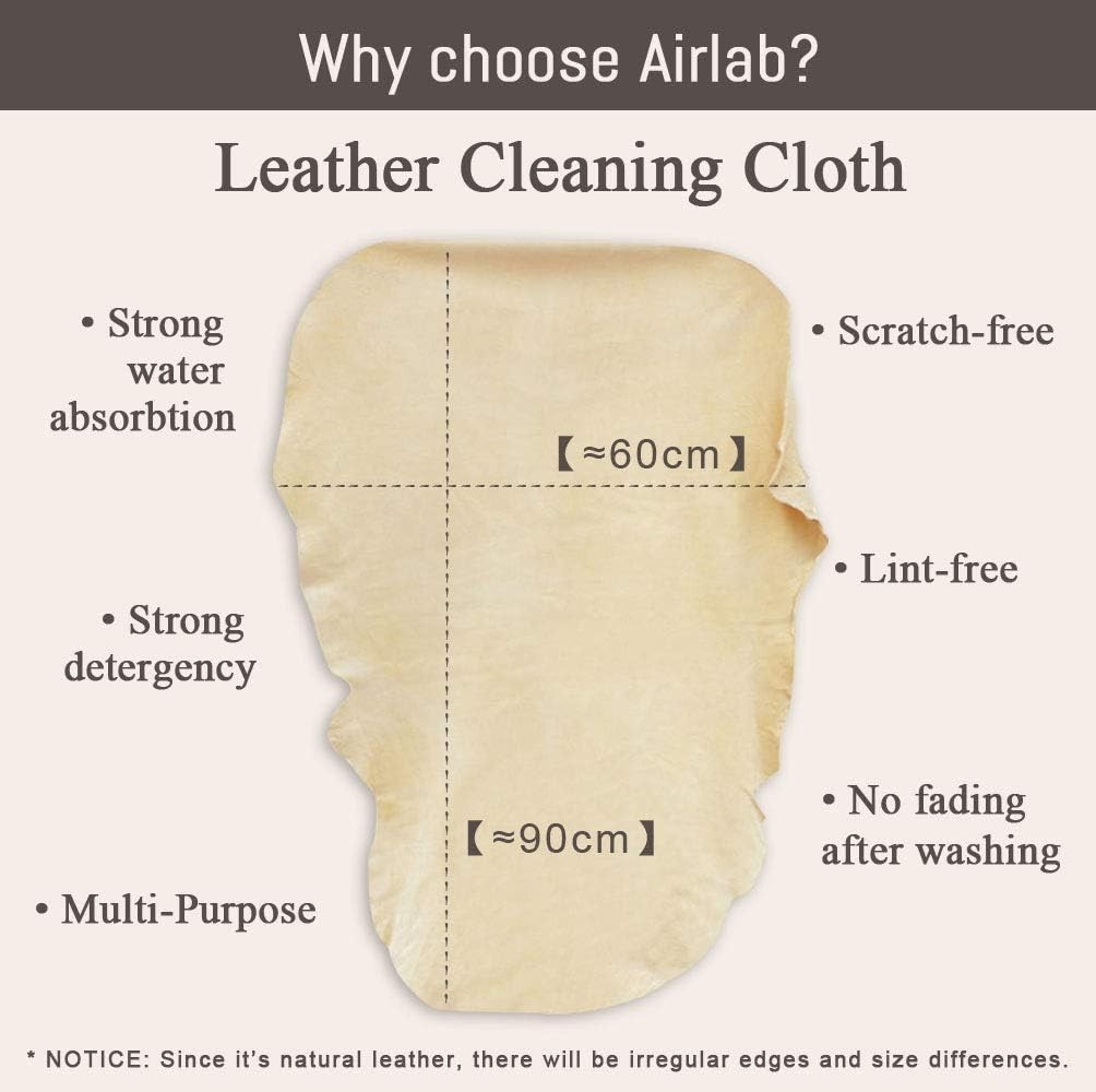 Versatile Chamois Cloth – 35” x 23.6” Drying Towel for Cars, Windows & More