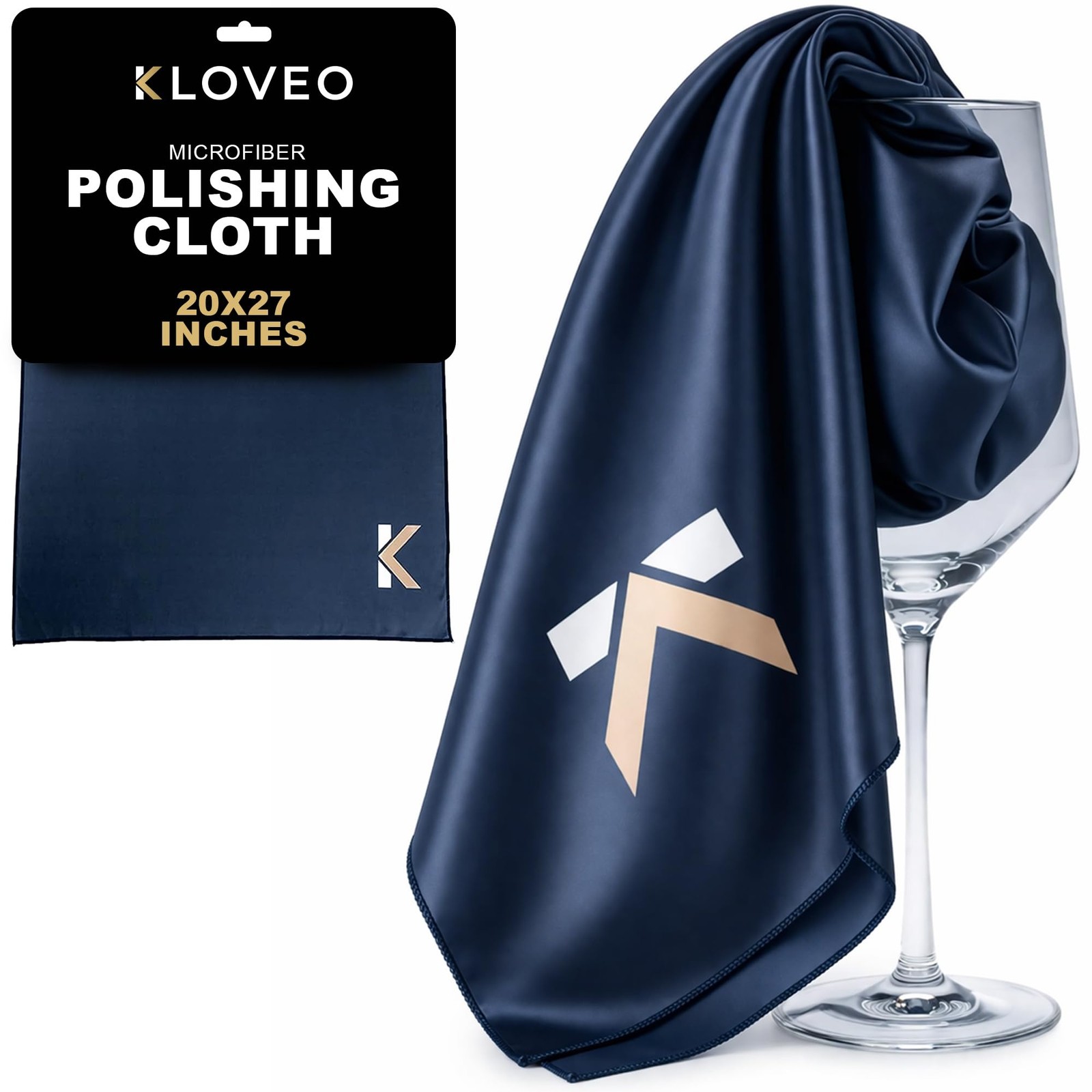 Polishing Cloth – Wine Glass Polishing Cloths – 20×27 Inch Large Size, Lint ,…