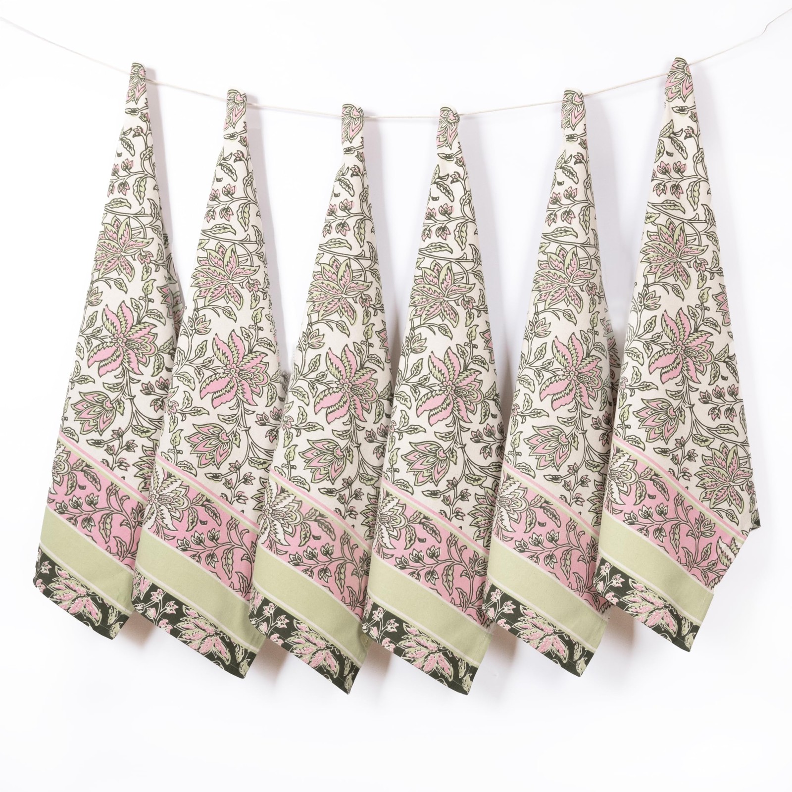 100% Natural Cotton MultiPurpose Cloth Absorbent Tea Towels 20×30 Inch 6 PCS