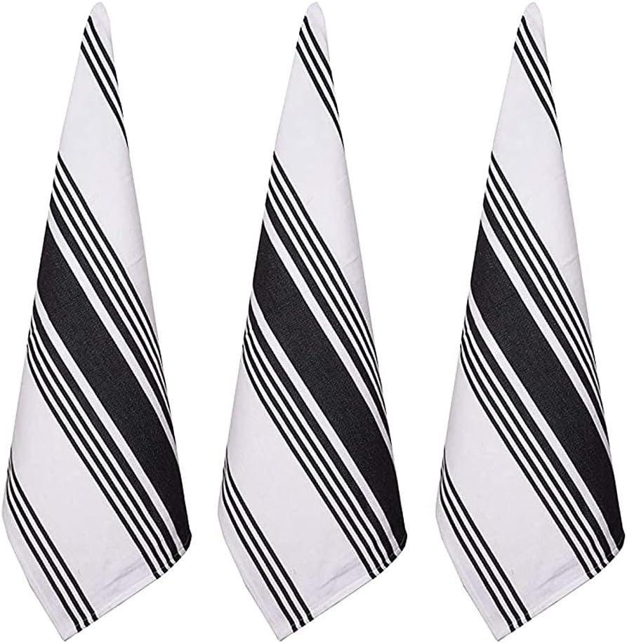 Kitchen Towels 100% Cotton Dish Towels for Kitchen (Set of 3)20”x30” Dish Cloths