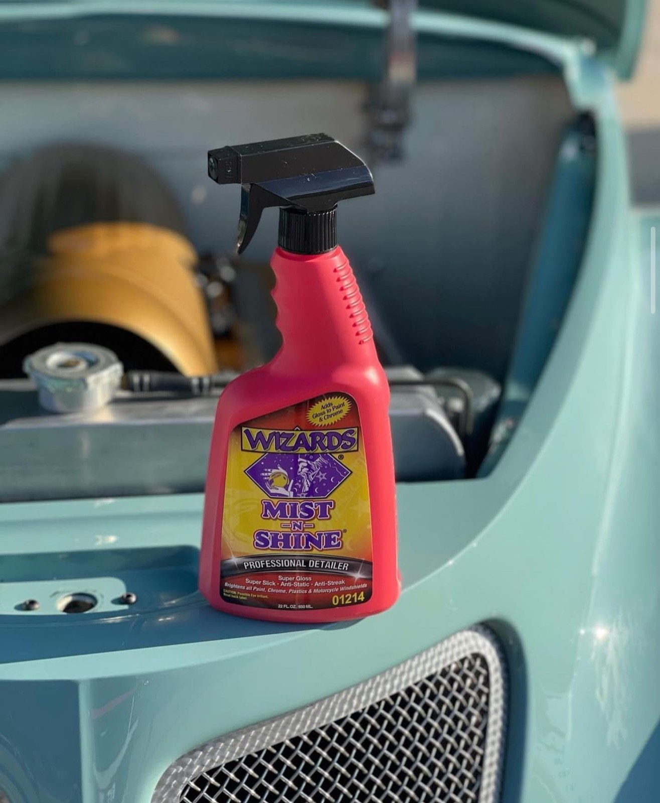 Wizards Mist-N-Shine Detail Spray – 22 Oz – 22 Fl (Pack of 1), Black