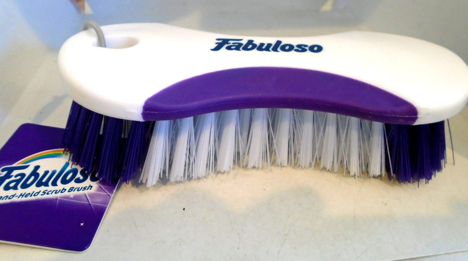 Easy Grip Hand-Held Scrub Brush for Showers Floors Tiles Household Free Ship