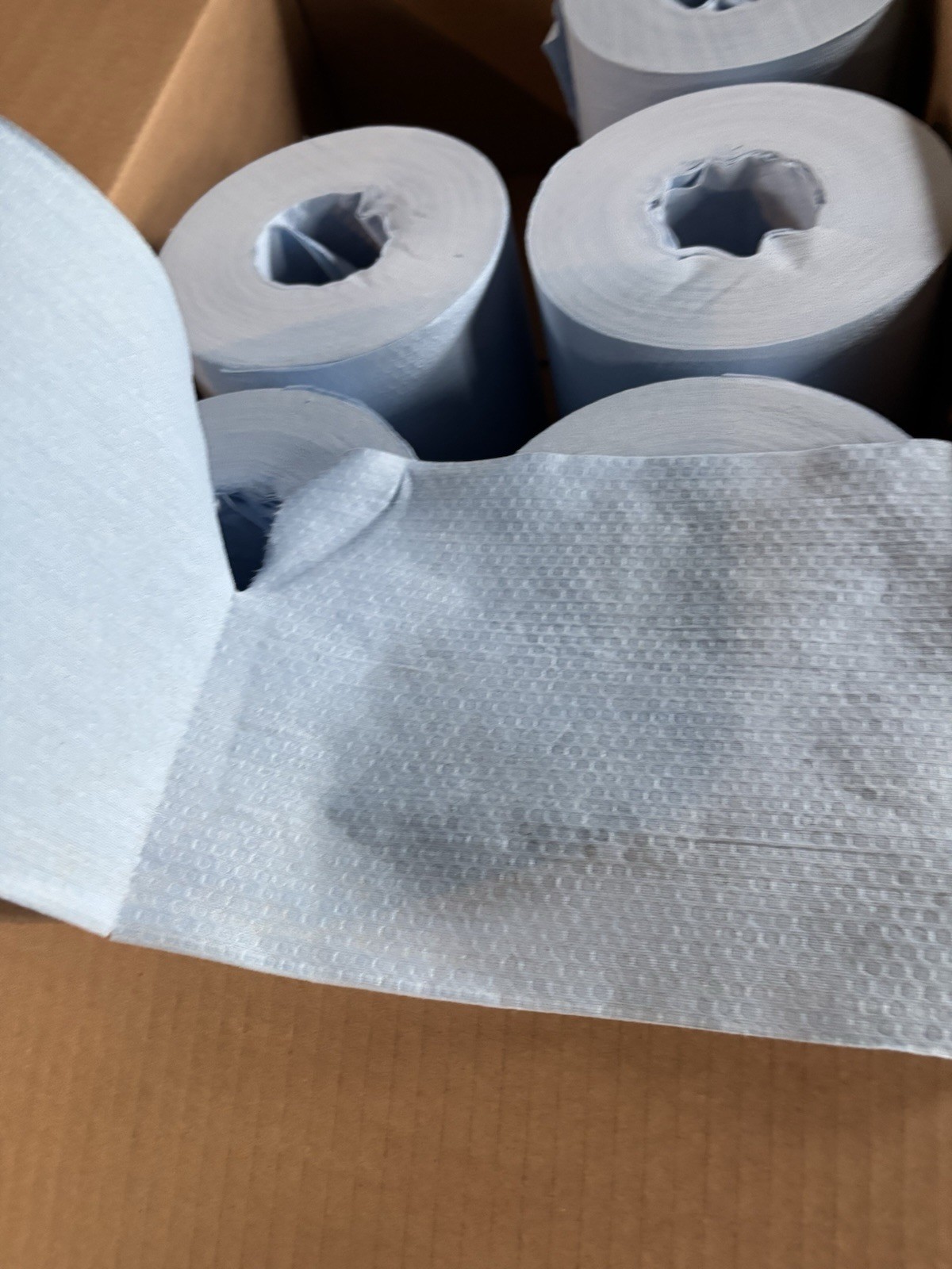 Industrial Towel Roll Disposable Economical All Purpose Wipers Blue Cloth Rags