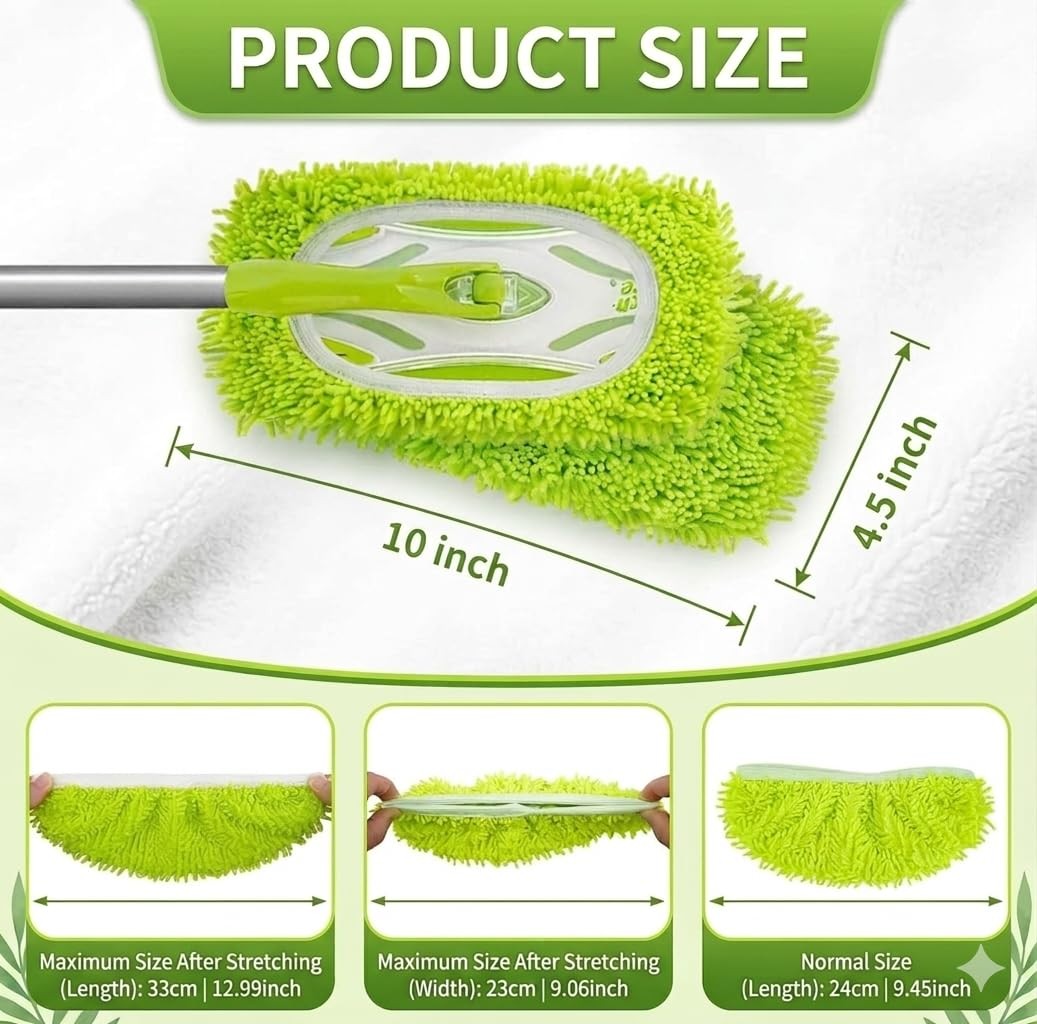 Reusable Microfiber Mop Pads 3 Pack,Compatible with Swiffer Sweeper Mop, Repl…