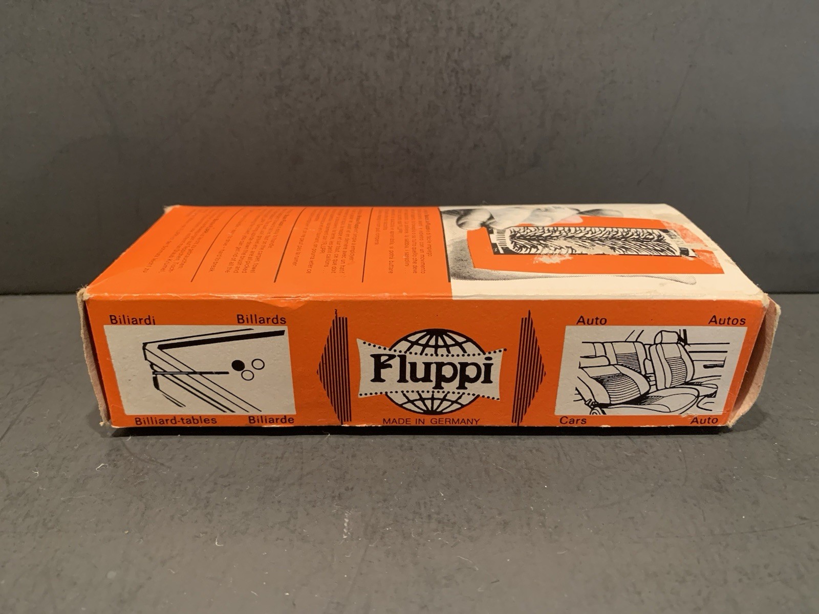 VTG FLUPPI Cleaning Brush Germany Car Office House “Smallest Vacuum In World”