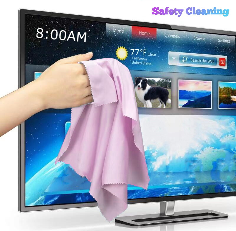 Oversized Microfiber Cleaning Cloth 12″ X 12″ for Screens Lens Phone- Pink