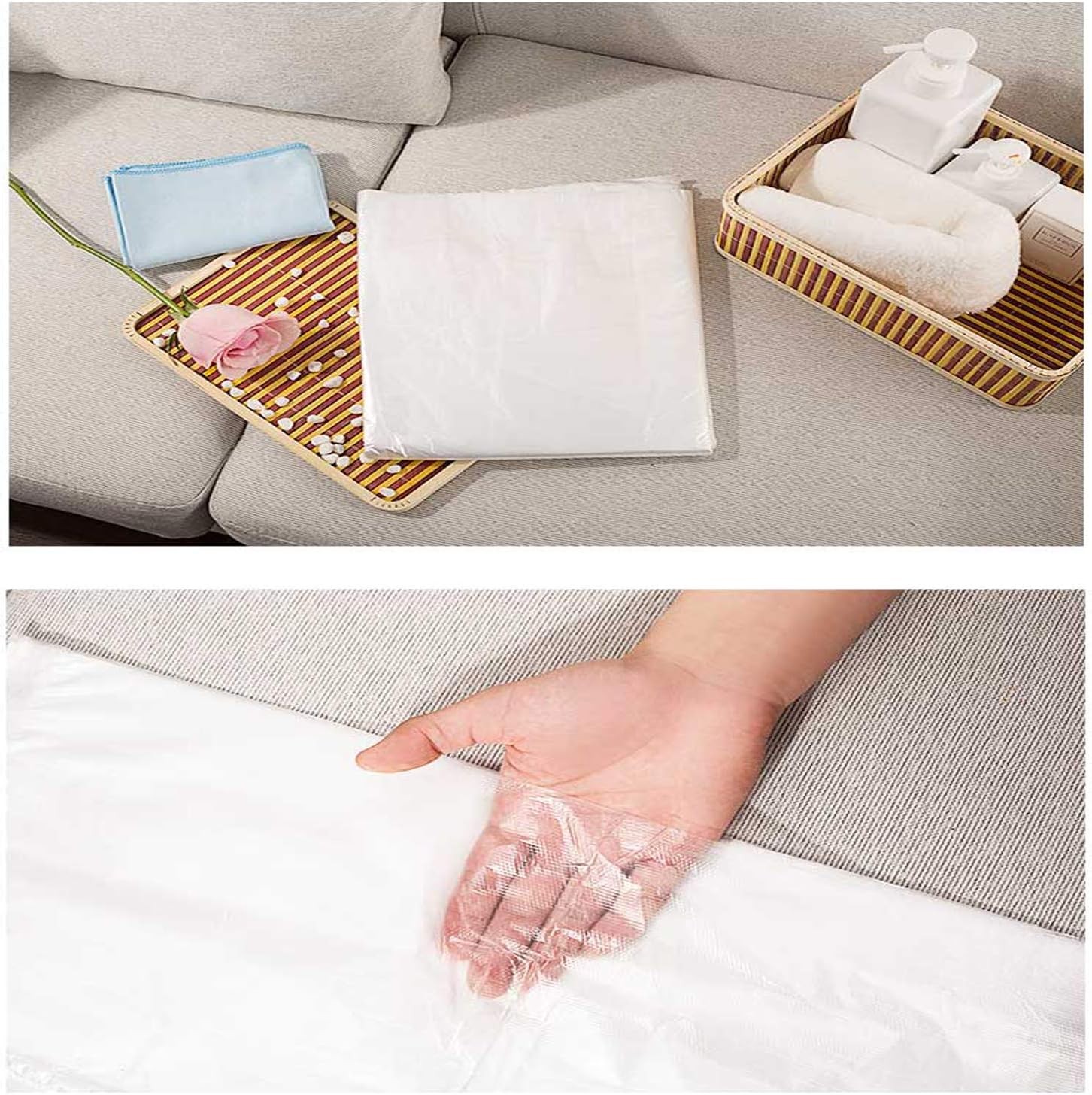 100 pcs Foot Basin Liners for Ionic Detox Foot Tub, Disposable Large Foot Tub