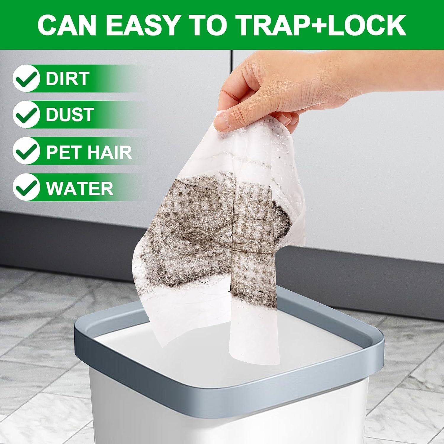 XL Dry Sweeping Cloths for Swiffer Sweeper Mop – 50 Count 50